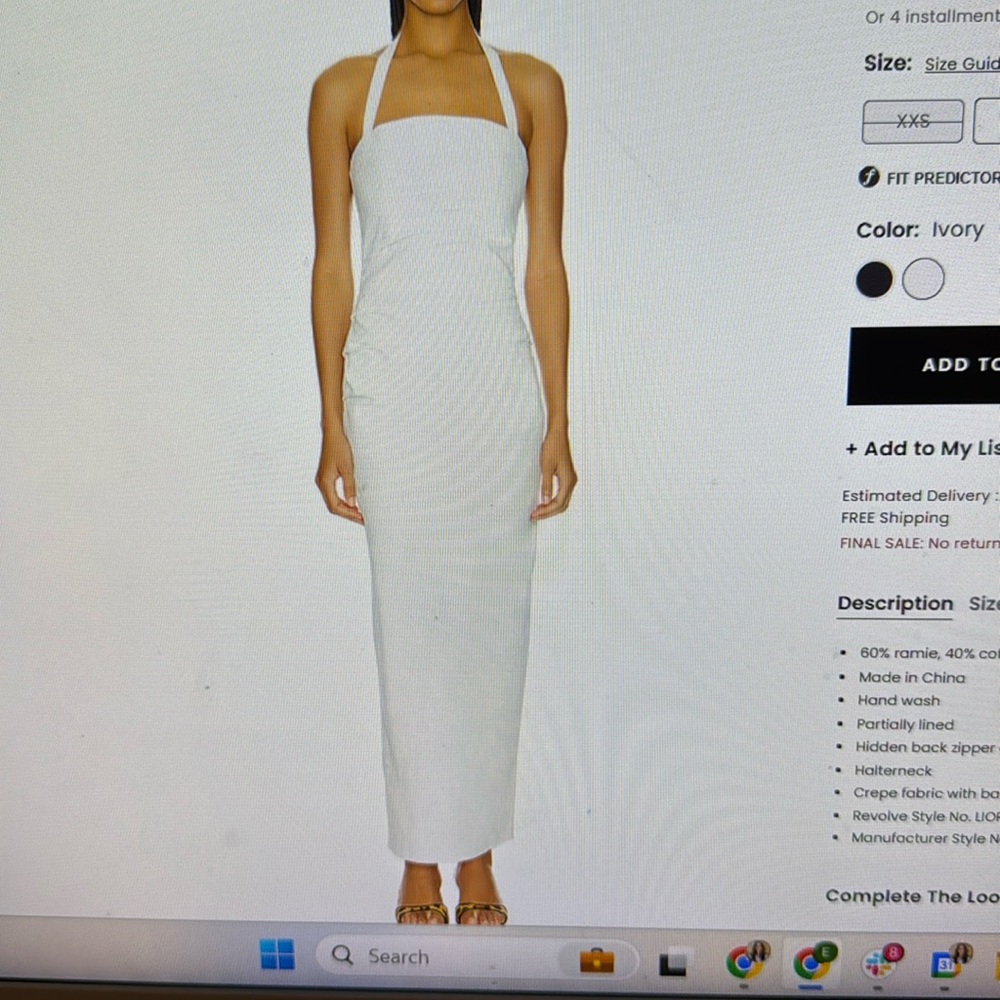 Lioness 1999 Maxi Dress Size S